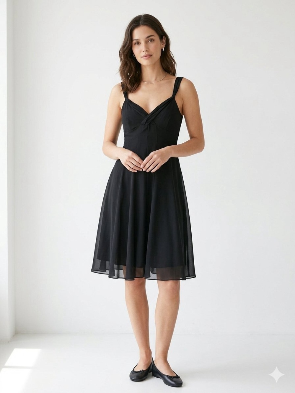 Mexx Y2K Empire Waist A Line Dress